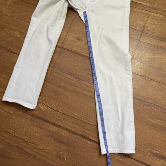Tory Burch White Cropped Jean Women Size 25 - Picture 7 of 10